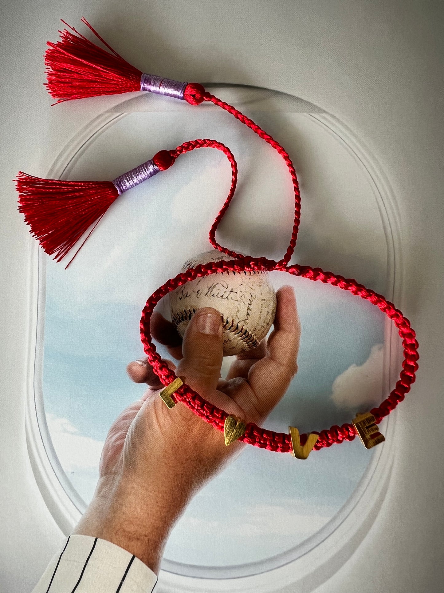 MACRAME RED LOVE